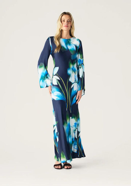 Image of Dresses. Productname: Bloom Maxi Dress | MOS The Label in Bloom Print colour by brand - MOS The Label