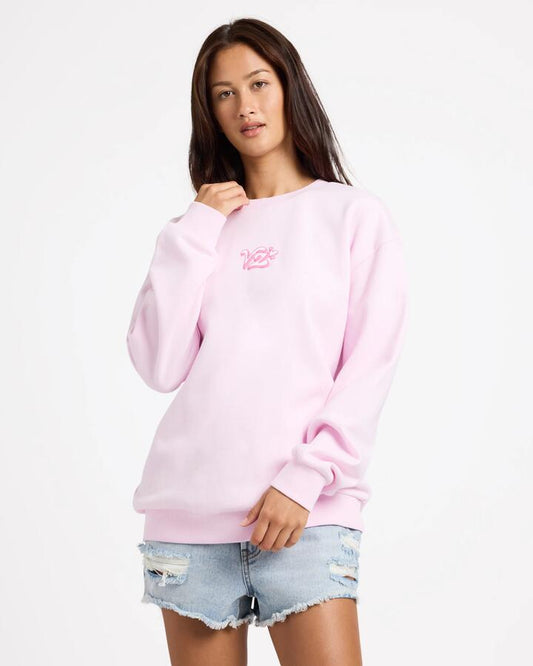 Image of Accessories. Productname: von Zipper Womens Fallon Crew Neck Pale Pink - in Pale Pink colour by brand - von Zipper