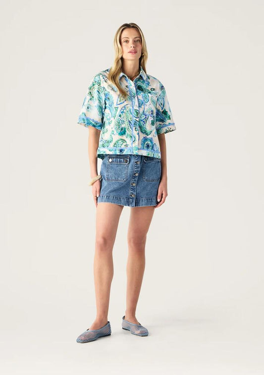 Image of Shirts. Productname: Opaline Print Shirt | MOS The Label in Opaline Print colour by brand - MOS The Label