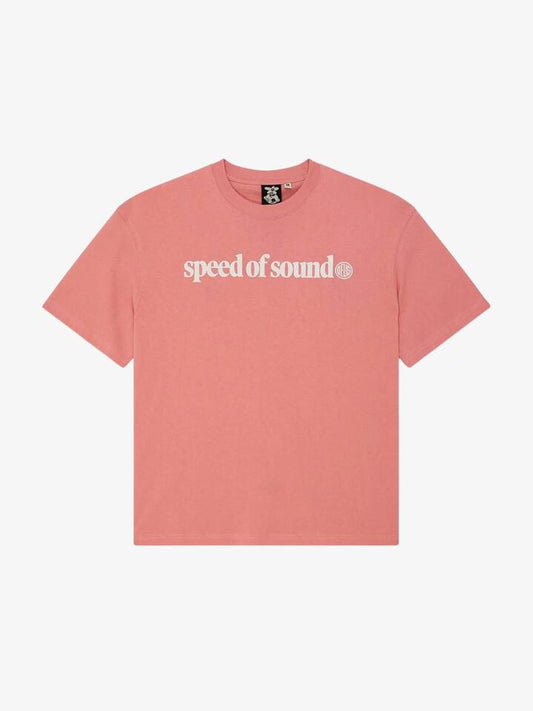 Image of T-Shirts. Productname: Deus Velocity Tee in Lobster Bisque Pink colour by brand - Deus