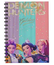 Image of Toys. Product name - K-Pop Demon Hunters Huntrix Golden Notebook in colour by brand - Toymate