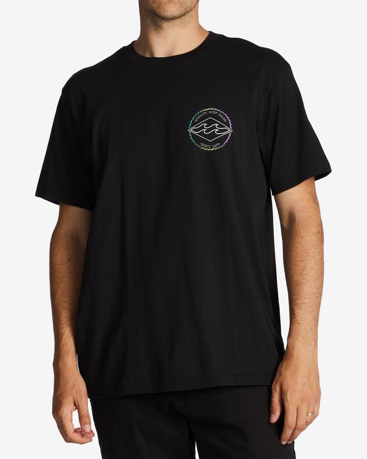 Image of T-Shirts. Productname: Billabong Mens Rotor Diamond T-Shirt Black - in Black colour by brand - Billabong