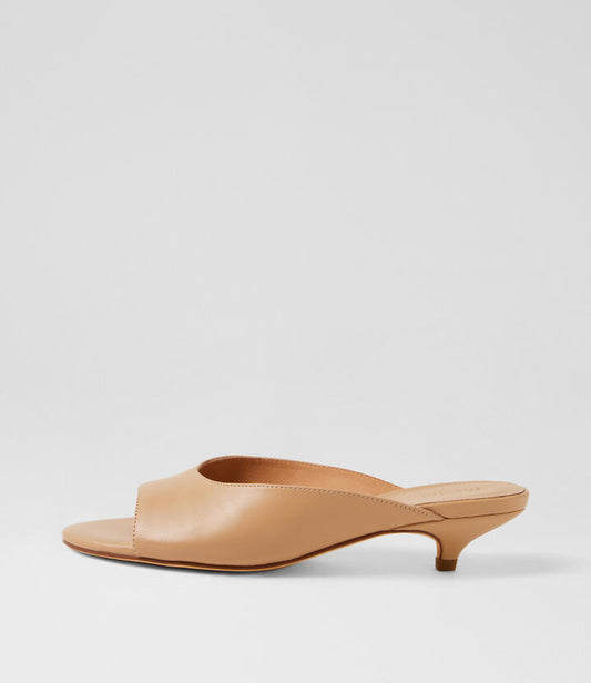 Image of Sandals. Productname: Nammer Dark Nude Leather Sandals in Dk Nude colour by brand - MOLLINI