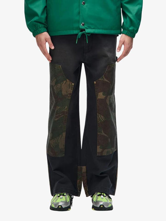 Image of a model wearing Pants. Productname: Deus Make Amends Pants in Anthracite colour by brand - Deus