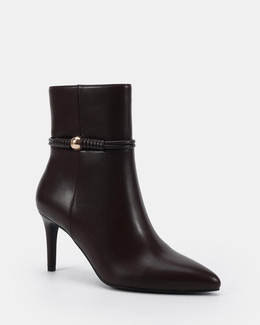 Image of Boots. Productname: Dayna: Espresso - Women's Boot Low-mid Heel in Espresso colour by brand - Novo