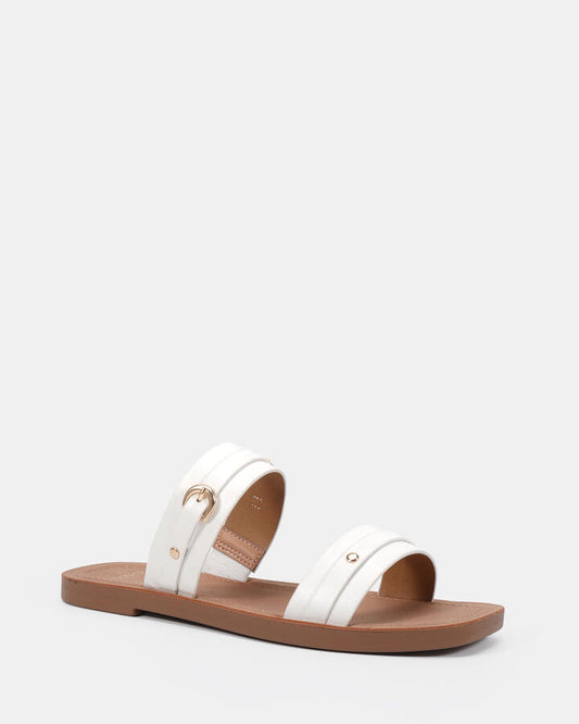 Image of Sandals. Productname: Sharp: White - Women's Thongs in Multi colour by brand - Novo
