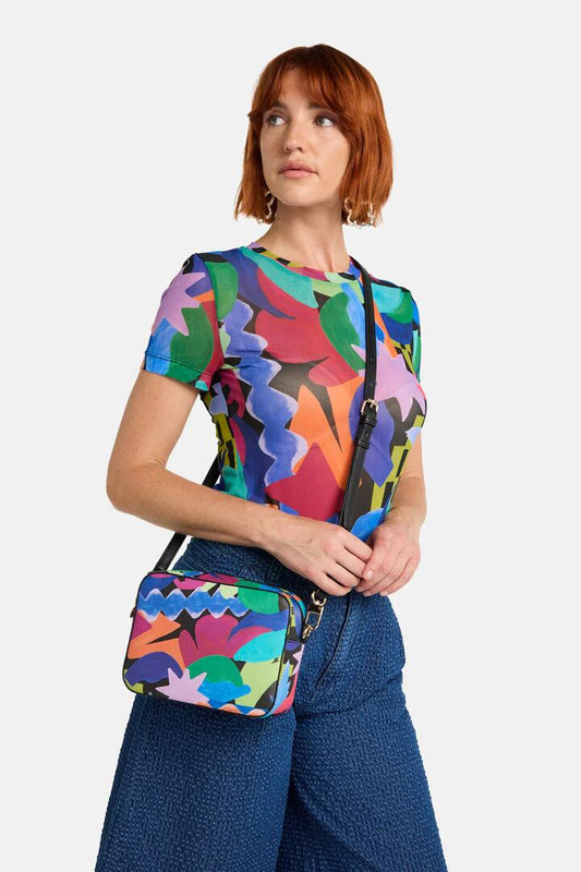 Image of Bags. Productname: Tangled Tropical Crossbody Bag in Print colour by brand - Gorman