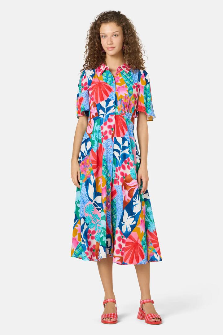 Image of Dresses. Productname: Montage Print Shirt Dress in Print colour by brand - Gorman