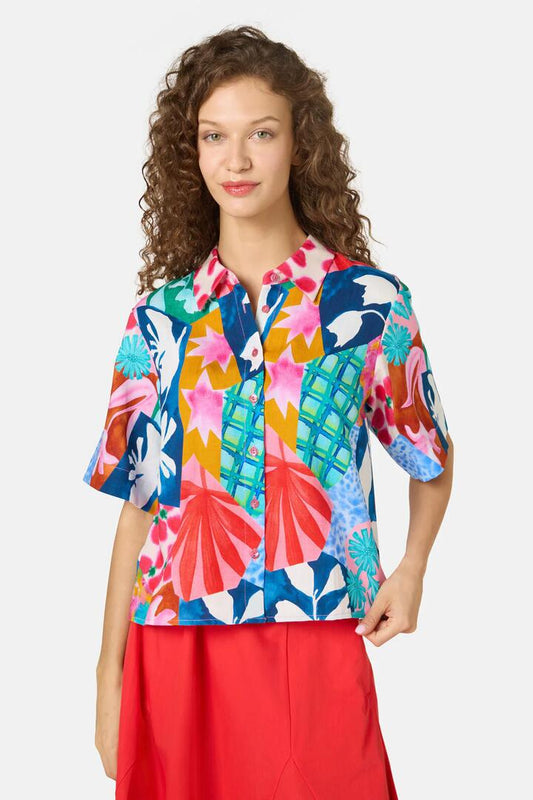 Image of Shirts. Productname: Montage Print Shirt in Print colour by brand - Gorman