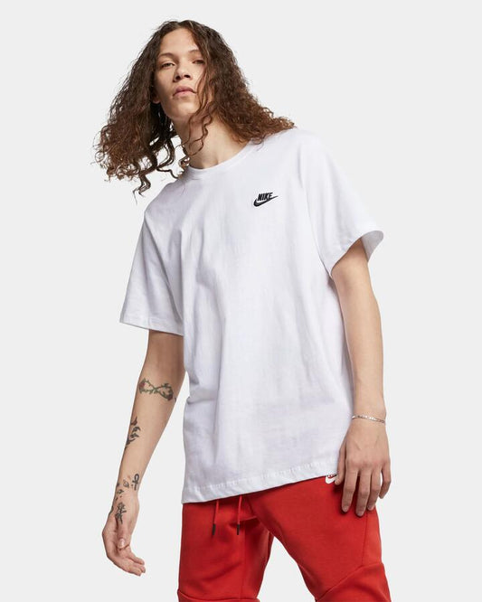 Image of T-Shirts. Productname: nike Mens Nike Sportswear Club T-Shirt White/Black - in White/Black colour by brand - Nike