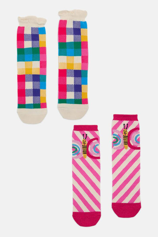 Image of Socks. Productname: Flutter Kids Socks in Multi colour by brand - Gorman