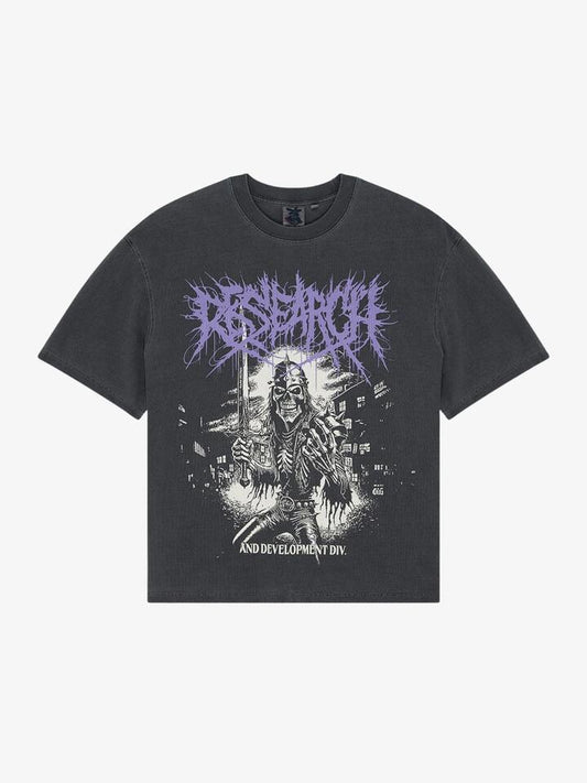 Image of T-Shirts. Productname: Deus Metal Fabricator Tee in Anthracite colour by brand - Deus