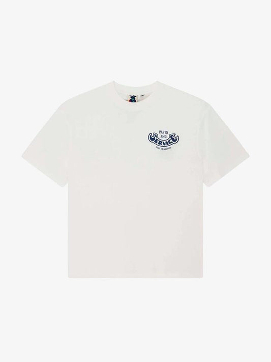 Image of T-Shirts. Productname: Deus Ruff And Smooth Tee in Vintage White colour by brand - Deus