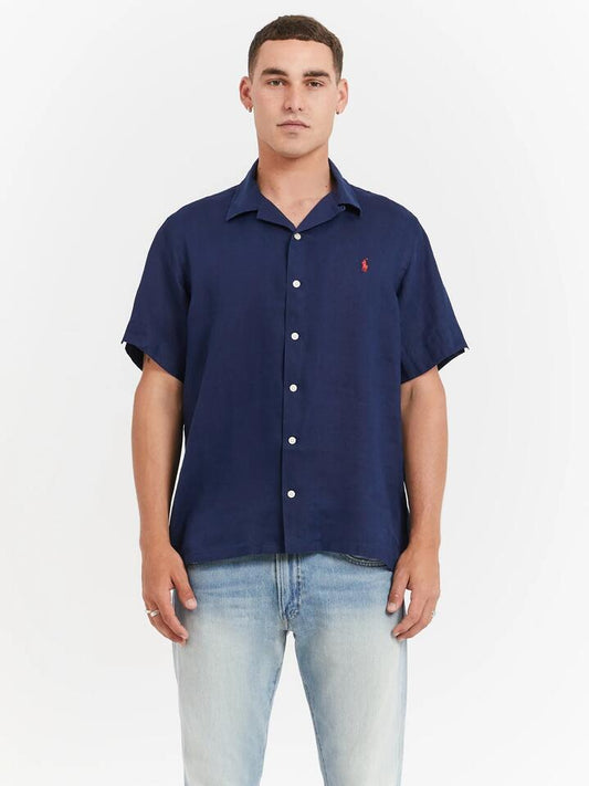 Image of Shirts. Productname: Polo Ralph Lauren Vacation Shirt in Newport Navy colour by brand - Polo Ralph Lauren