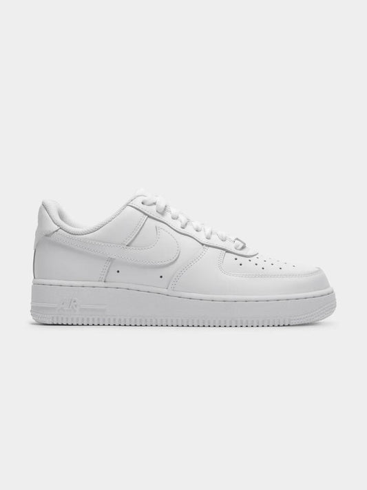 Image of Shoes. Productname: Nike Womens Air Force 1 '07 in White/White colour by brand - Nike