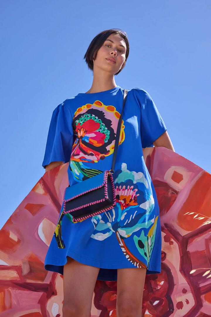 Image of Bags. Productname: Tropics Clutch in Blue/Navy colour by brand - Gorman