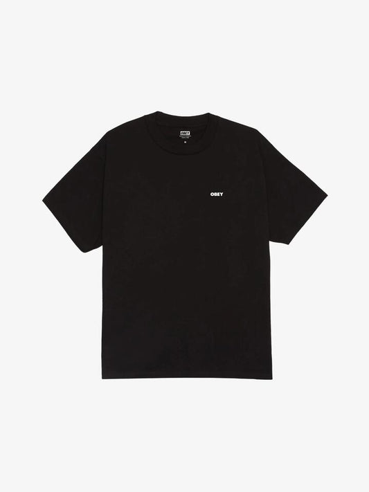 Image of T-Shirts. Productname: Obey Helping Hand Tee in Black colour by brand - Obey