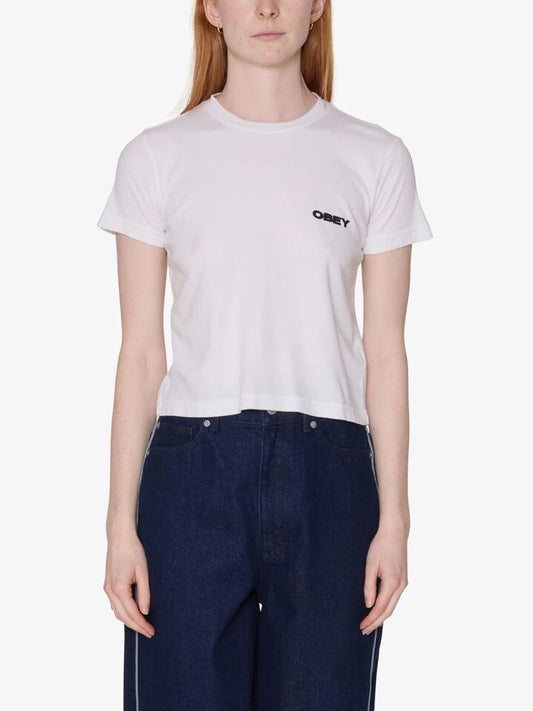 Image of T-Shirts. Productname: Obey Cities Tee in White colour by brand - Obey