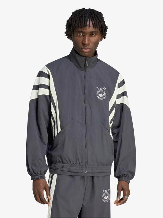 Image of Coats & Jackets. Productname: Adidas Originals Santiago Track Jacket in Utility Black colour by brand - Adidas