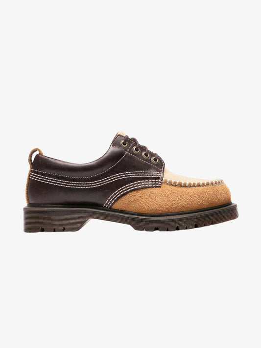 Image of Shoes. Productname: Dr Martens Unisex Lowell Kinsley in Dark Brown, Light Tan colour by brand - Dr Martens