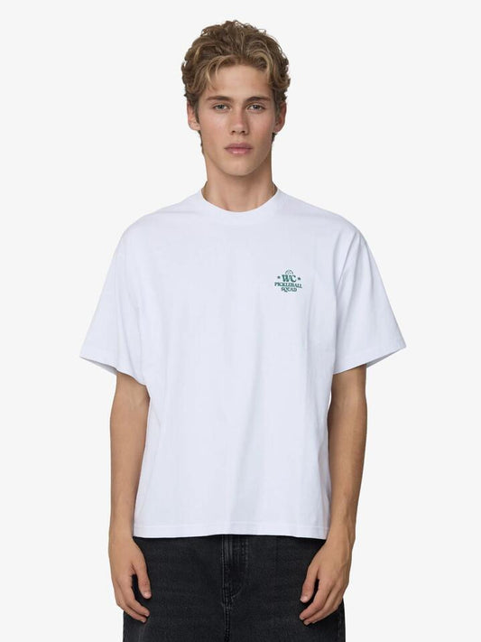 Image of T-Shirts. Productname: Weekend Cartel Pickle Ball Tee in White colour by brand - Weekend Cartel