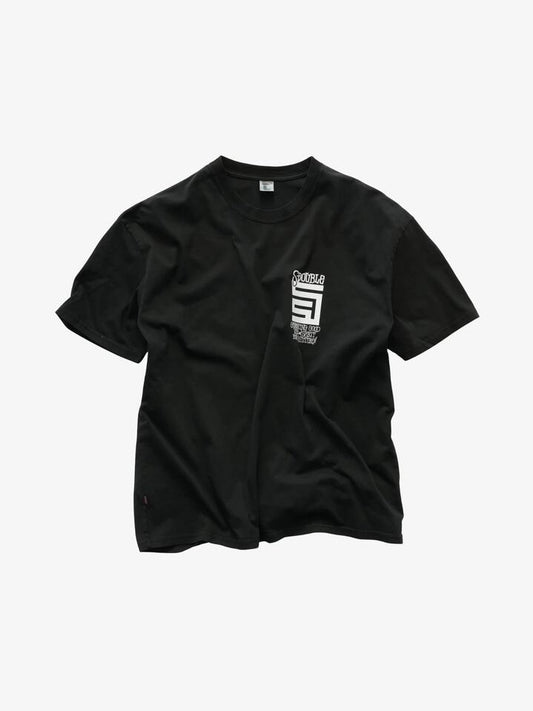 Image of T-Shirts. Productname: S-Double Generating T-Shirt in Pigment Black colour by brand - S-Double