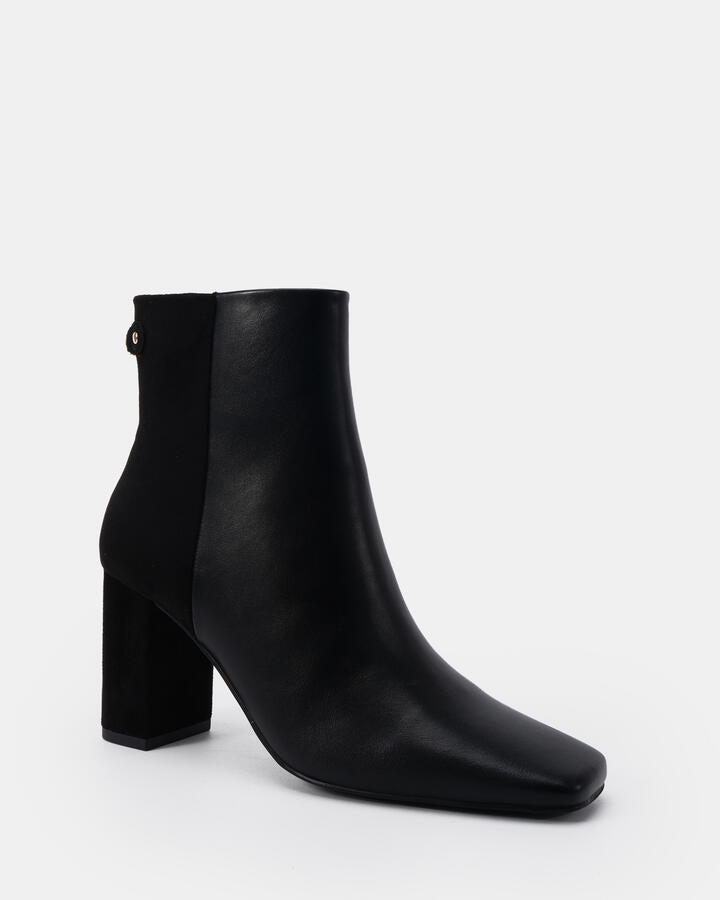 Image of Boots. Productname: Kali: Black - Women's Boot Low-mid Heel in Black colour by brand - Novo