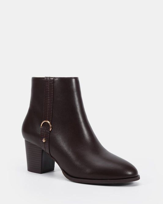 Image of Boots. Productname: Dour Espresso Vegan Boots in Espresso colour by brand - Novo