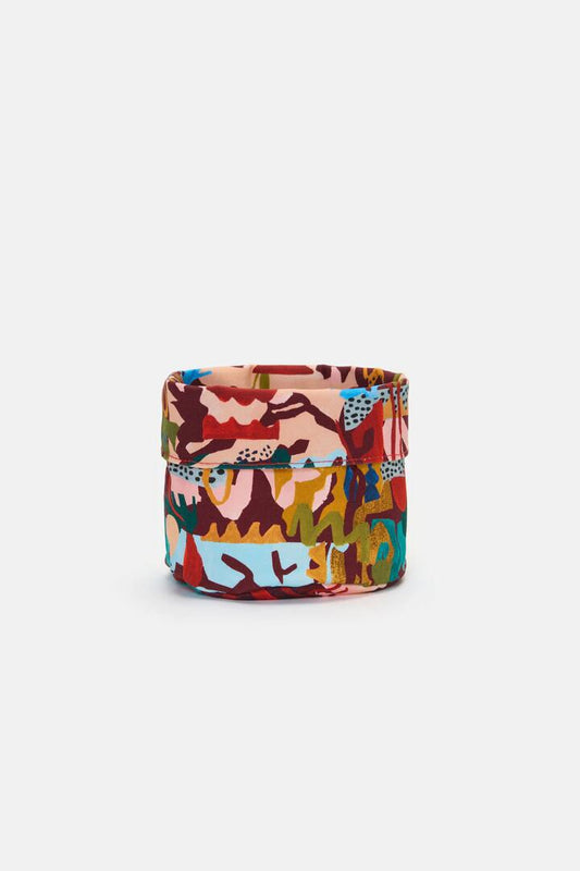 Image of Decor. Productname: Fluid Rhythm Planter Sml in Print colour by brand - Gorman