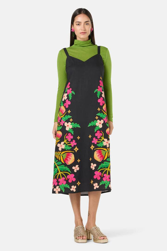 Image of Dresses. Productname: Metamorphosis Slip Dress in Black colour by brand - Gorman