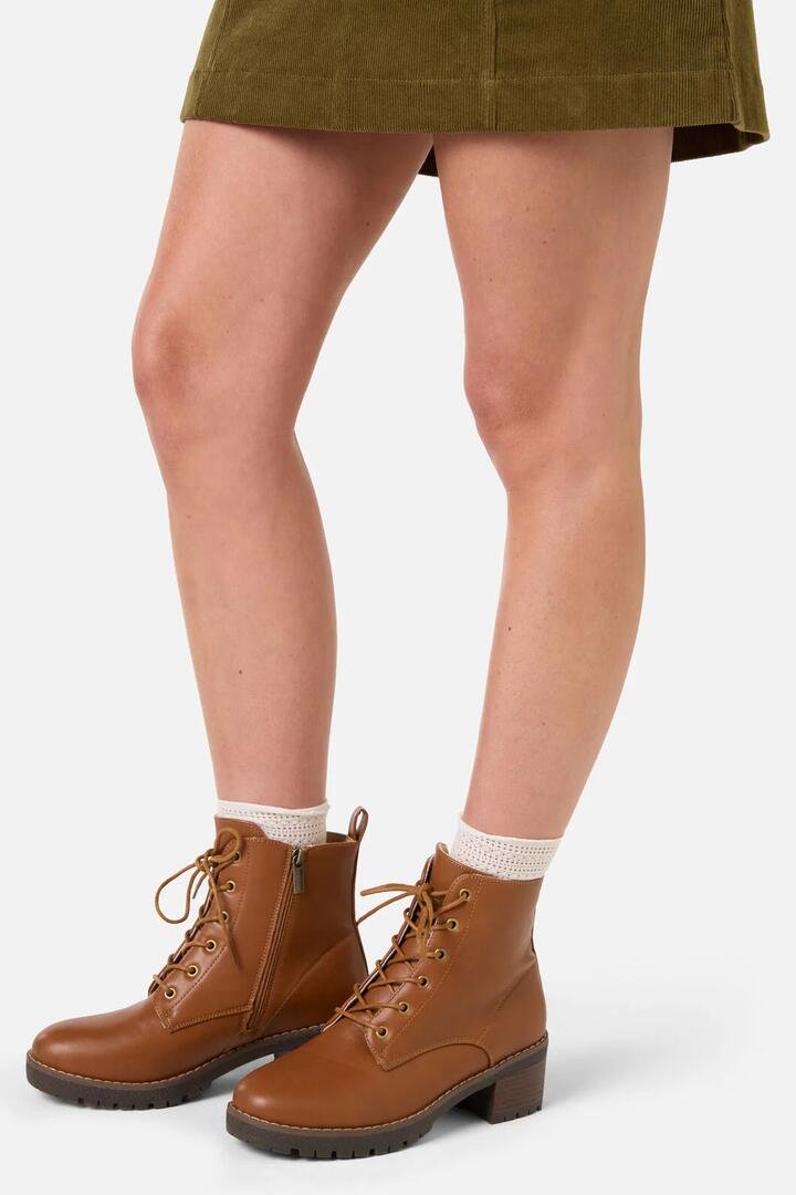 Image of Boots. Productname: Tan Lace Up Boot in Tan colour by brand - Princess Highway