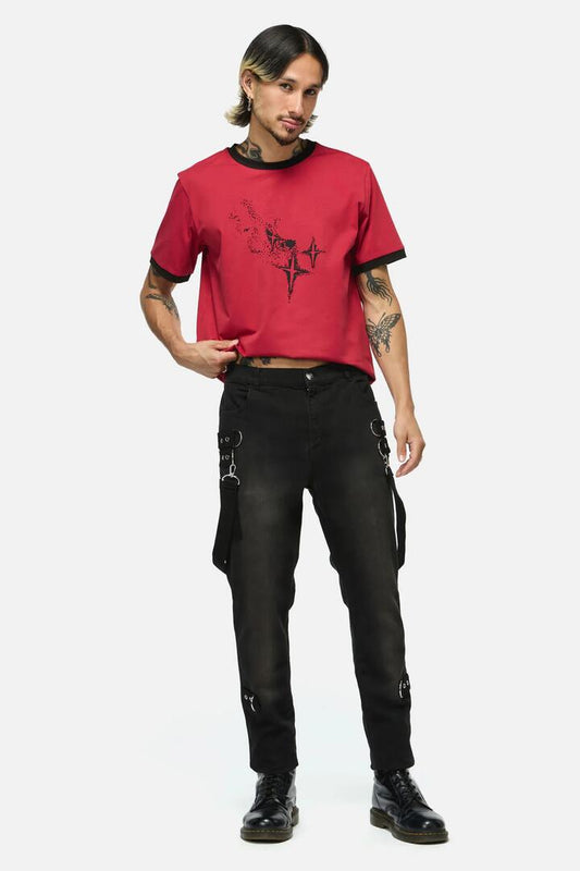 Image of Jeans. Productname: Afterlife Buckle Jean in Black colour by brand - Black Friday