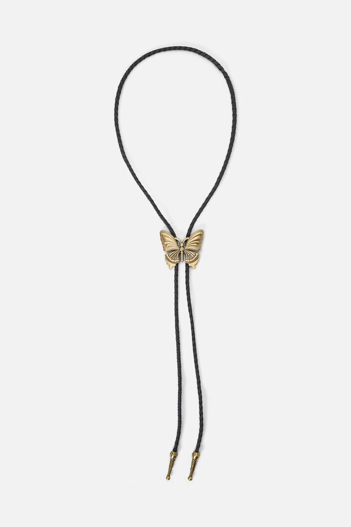 Image of Neckties. Productname: Butterfly Bolo Tie in Black colour by brand - Princess Highway