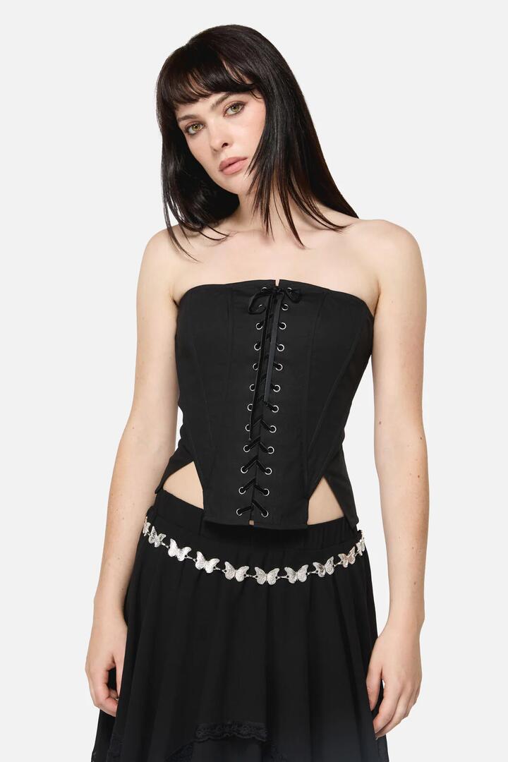 Image of Jewelry. Productname: Butterfly Hip Waist Chain in Silver colour by brand - Black Friday
