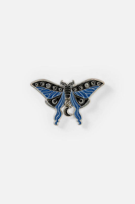 Image of Jewelry. Productname: Night Moth Pin in Midnight colour by brand - Black Friday