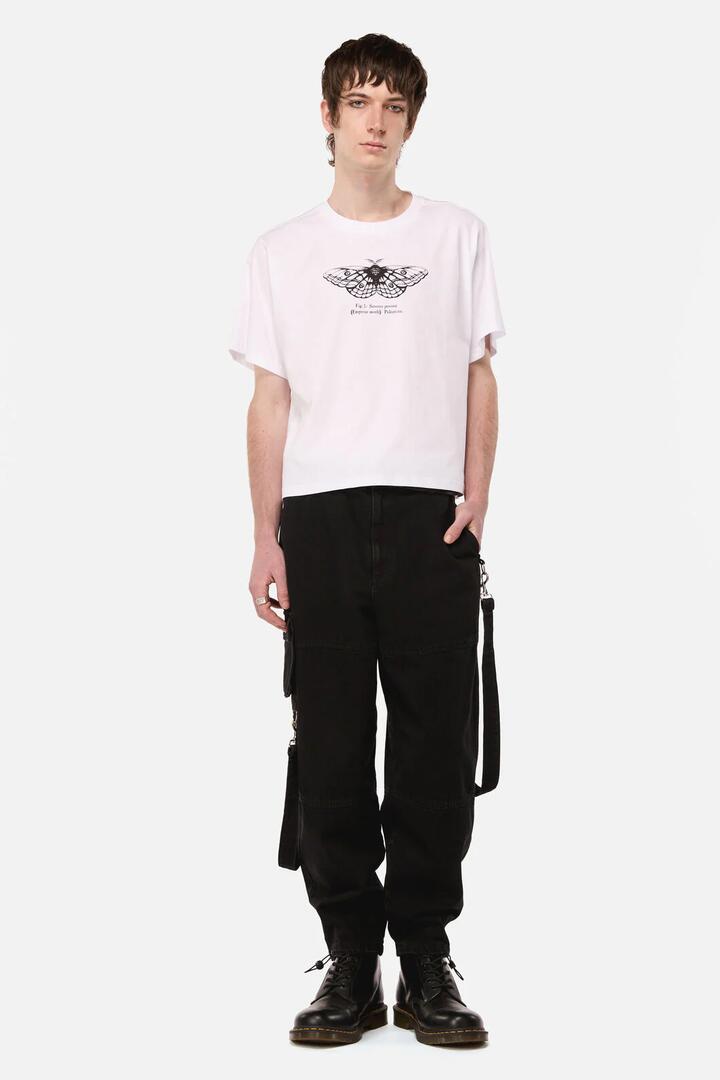 Image of T-Shirts. Productname: Butterfly Scientific Tee in White colour by brand - Black Friday