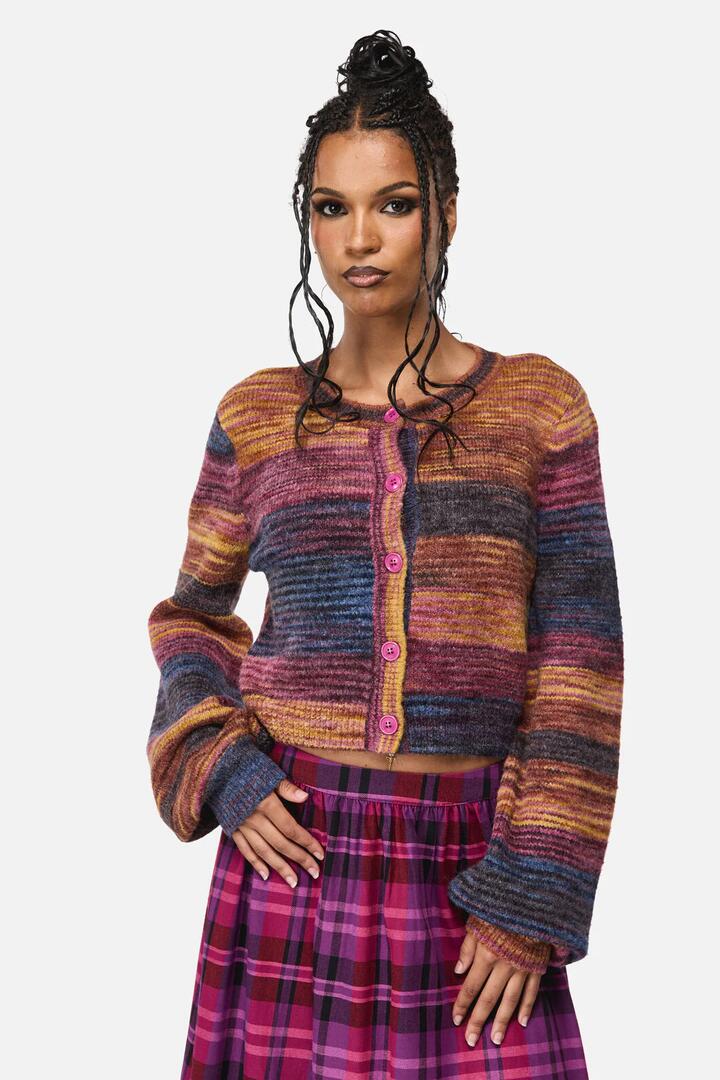 Image of Blouses. Productname: Swarm Goth Cardigan in Multi colour by brand - Black Friday