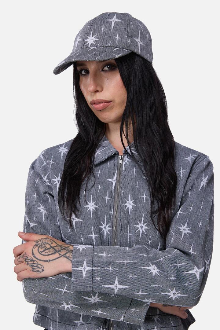 Image of Jeans. Productname: Odette Denim Cap in Black colour by brand - Dangerfield