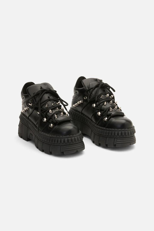 Image of Heels. Productname: Hardcore Platform Sneakers in Black colour by brand - Black Friday