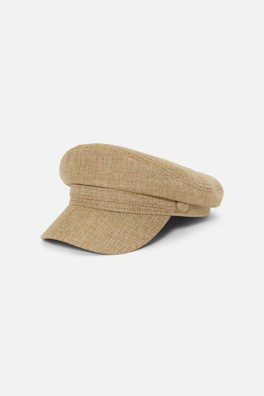 Image of Hats. Productname: Tan Button Page Hat in Tan colour by brand - Princess Highway