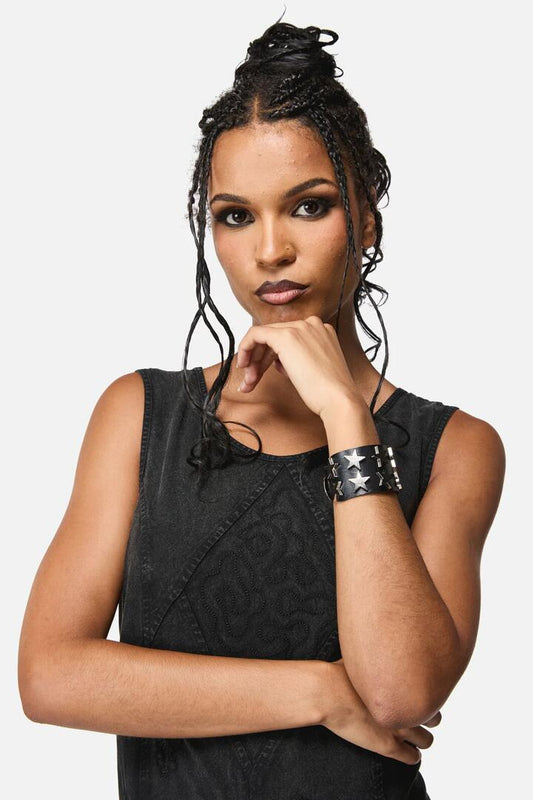 Image of Jewelry. Productname: Double Star Cuff in Black colour by brand - Black Friday