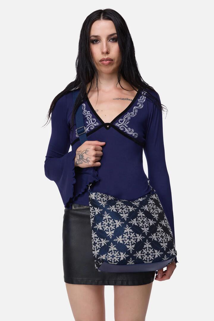 Image of Bags. Productname: Dame Crossbody Bag in Navy colour by brand - Black Friday