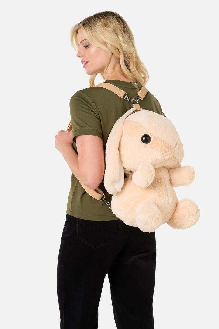 Image of Bags. Productname: Cream Rabbit Backpack in Cream colour by brand - Princess Highway