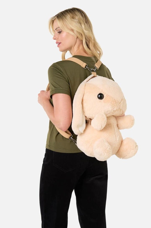 Image of Bags. Productname: Cream Rabbit Backpack in Cream colour by brand - Princess Highway
