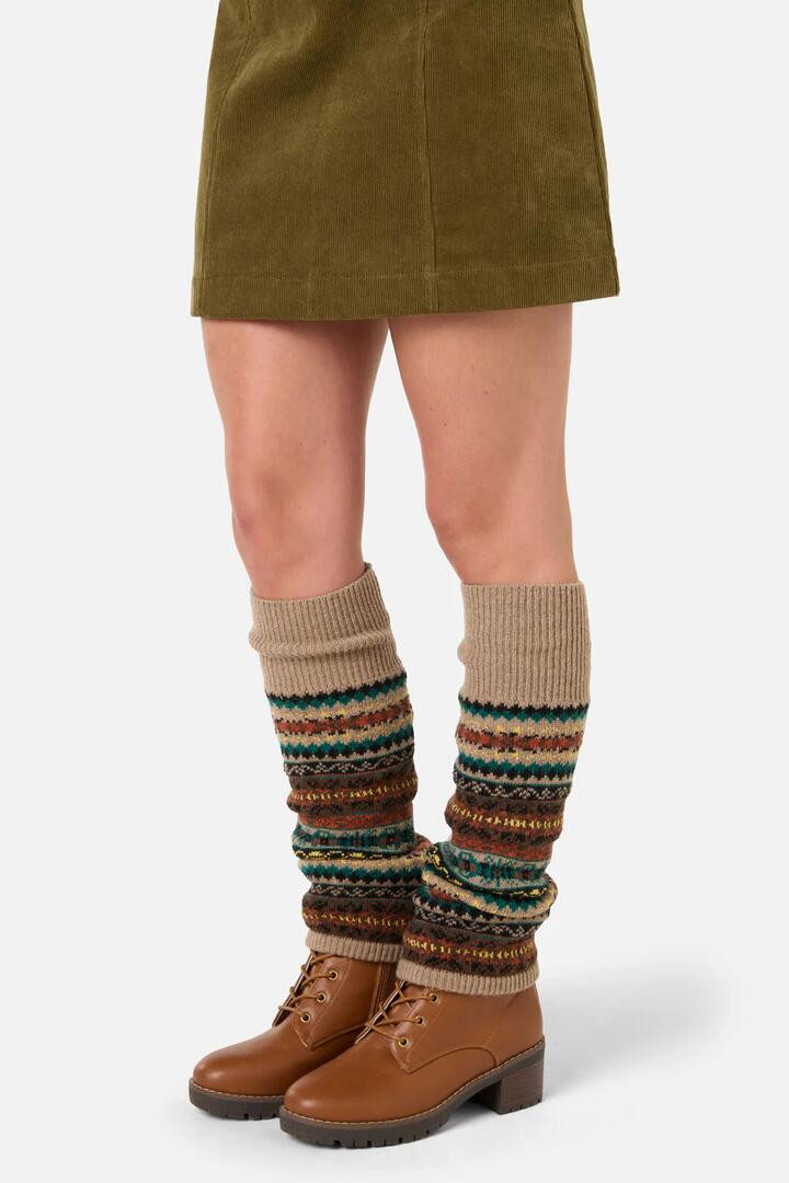 Image of Lingerie. Productname: Tan Nordic Leg Warmers in Tan colour by brand - Princess Highway