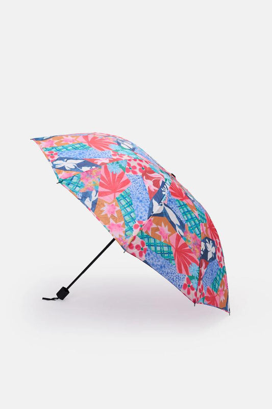 Image of Rain Umbrellas. Productname: Montage Print Umbrella in Print colour by brand - Gorman