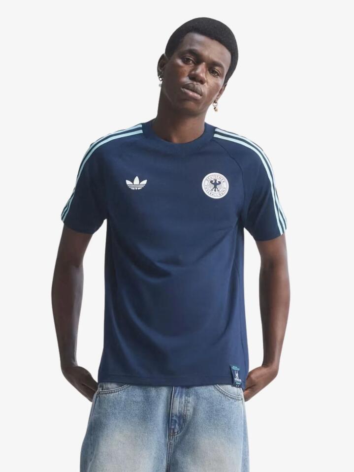 Image of T-Shirts. Productname: Adidas Germany Originals T-Shirt in Collegiate Navy colour by brand - Adidas