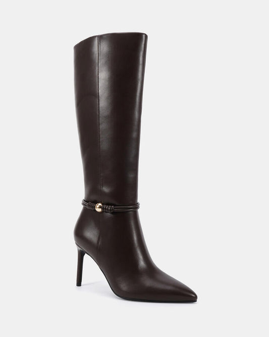 Image of Boots. Productname: Oryan: Espresso - Women's Boot High Heel in Espresso colour by brand - Novo