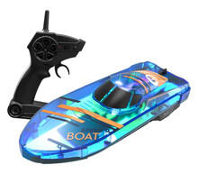 Image of Toy Playsets. Product name - 1:14 Scale LED RC Boat in colour by brand - Toymate
