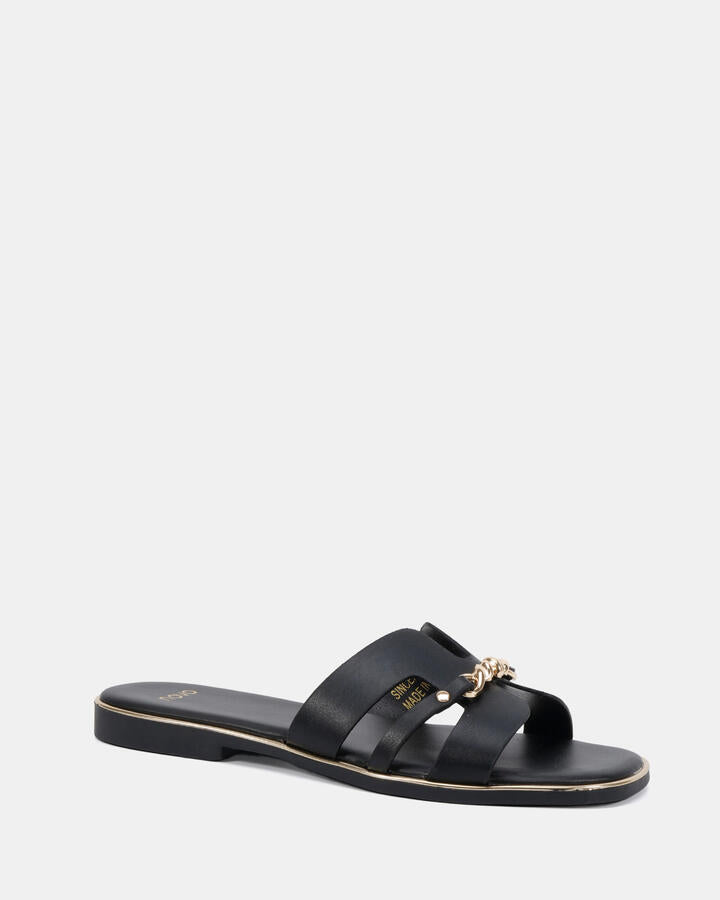 Image of Sandals. Productname: Sincerity: Black - Women's Thongs in Black colour by brand - Novo